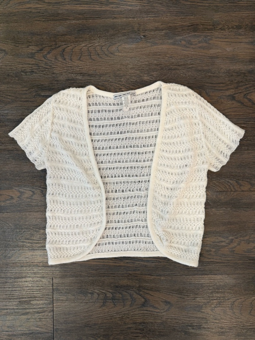 Women’s Two One Two New York White Cardigan Size Small